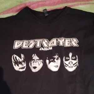 Gildan Black Graphic T-Shirt